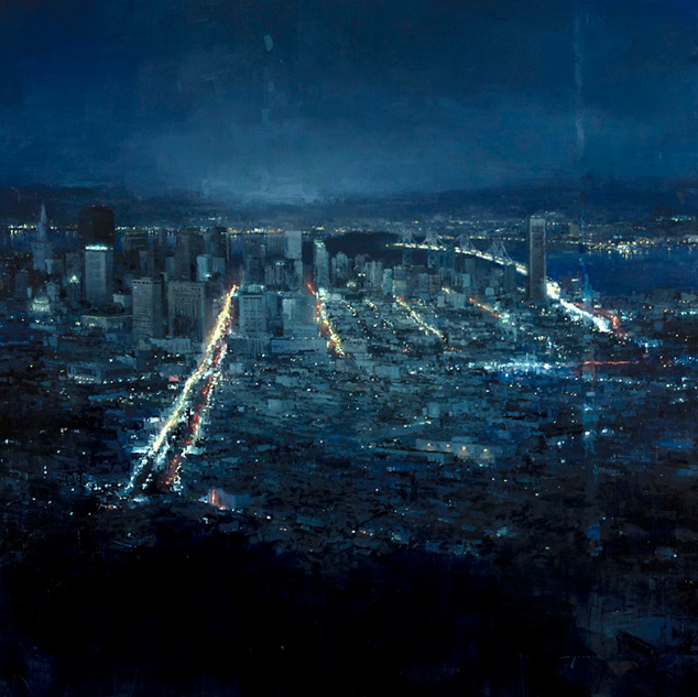 Brooding Cityscapes Painted with Oils by Jeremy Mann5